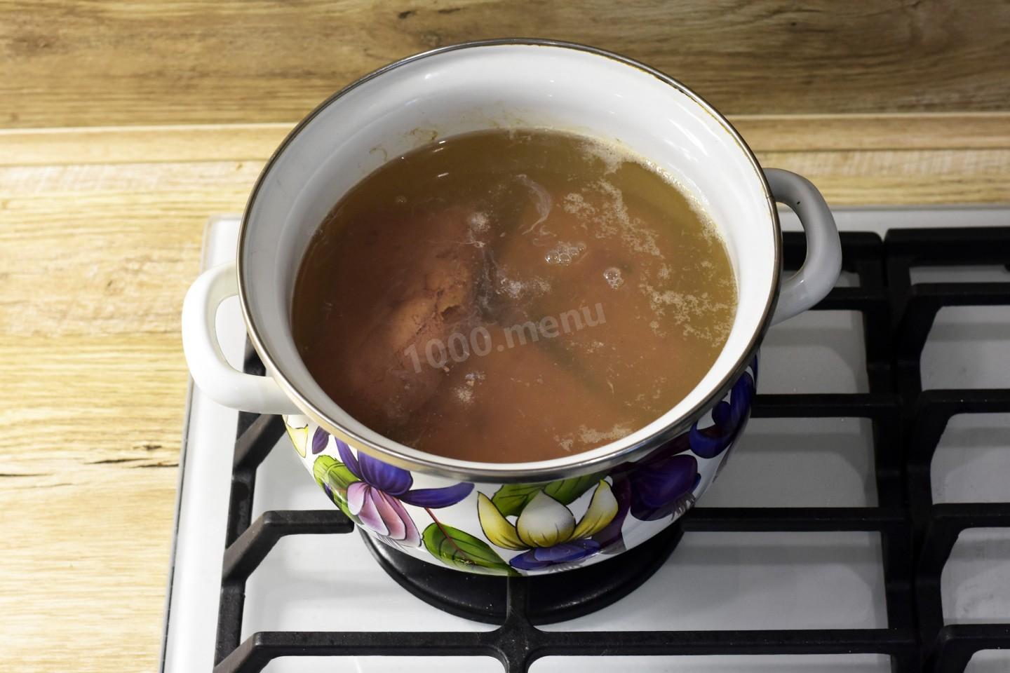 Шаг 2 приготовления Паштет классический из говяжьей печени