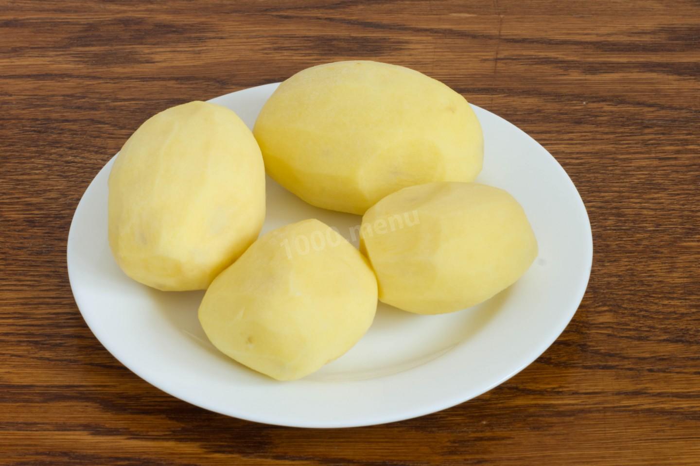 Шаг 1 приготовления Картошка по корейски