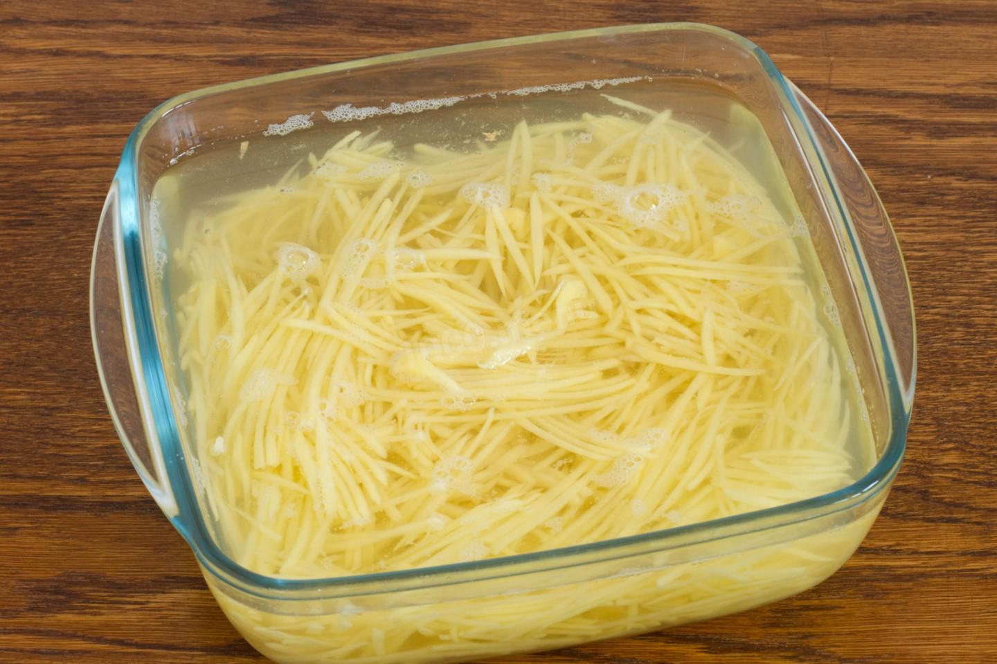 Шаг 2 приготовления Картошка по корейски