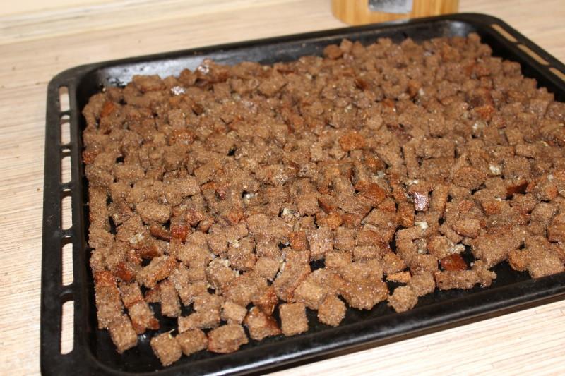 Шаг 9 приготовления Ржаные сухари к пиву