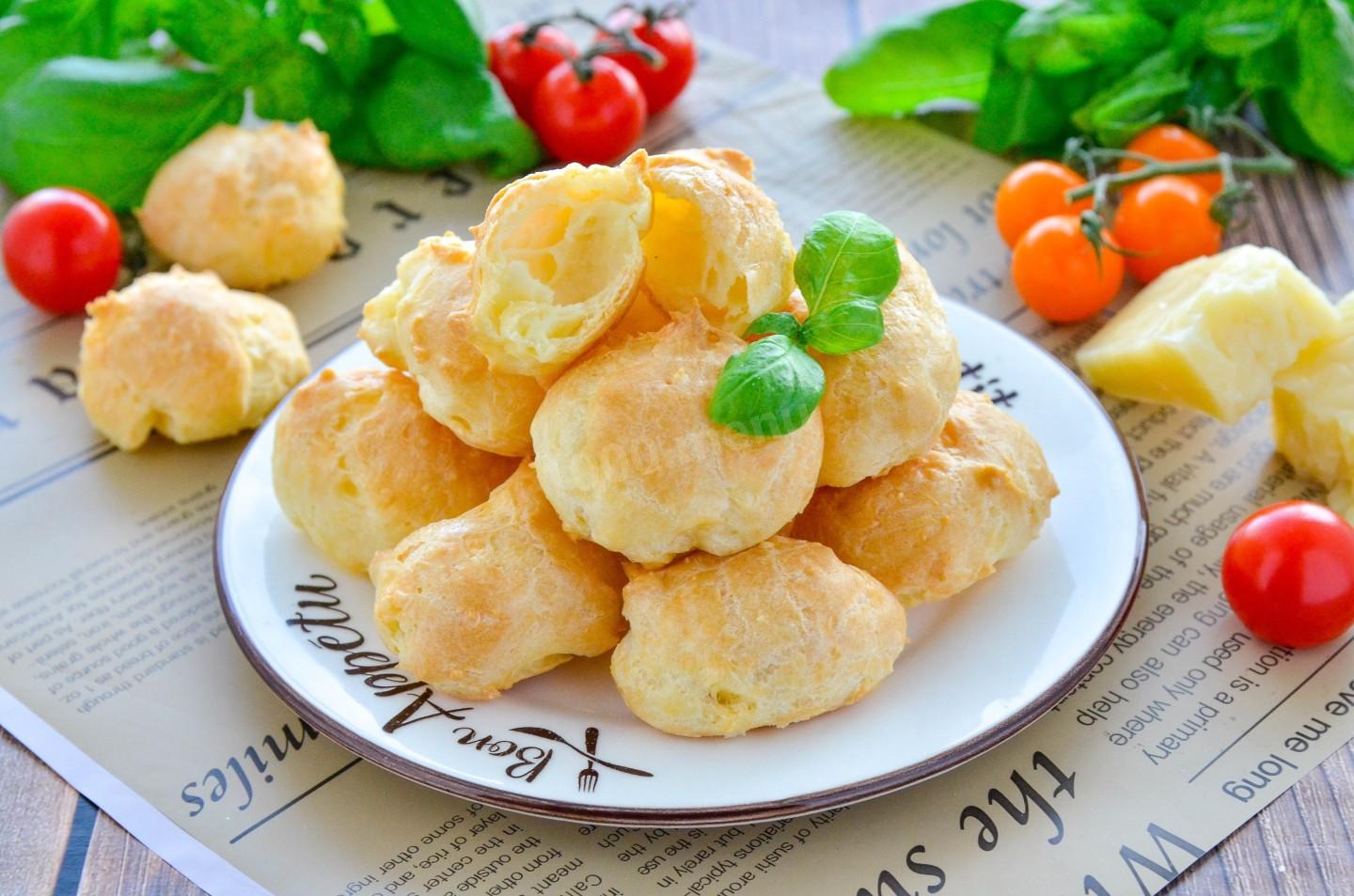 Шаг 11 приготовления Заварные булочки