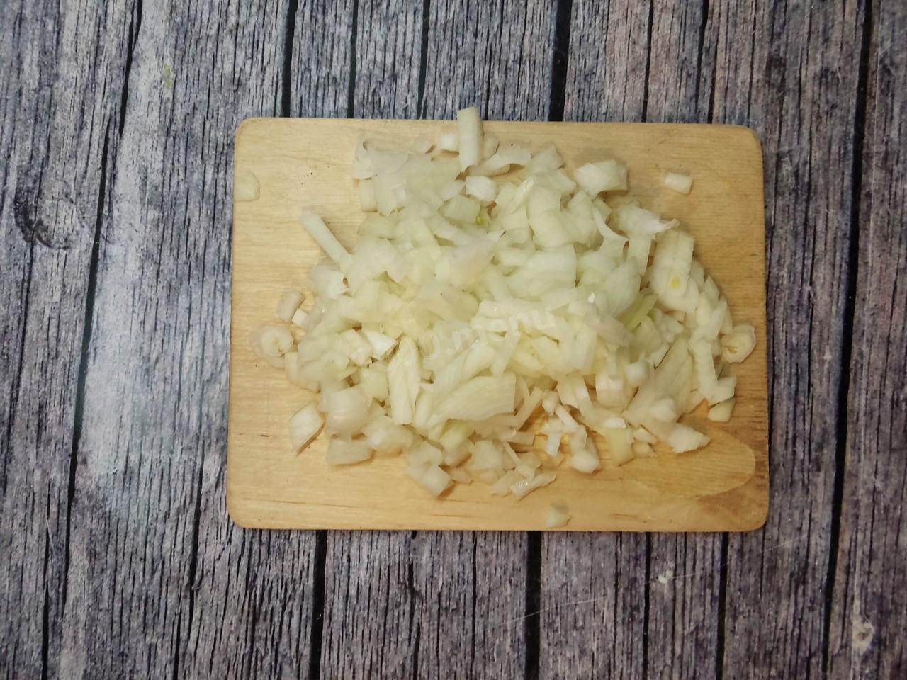 Шаг 4 приготовления Картофельная колбаса