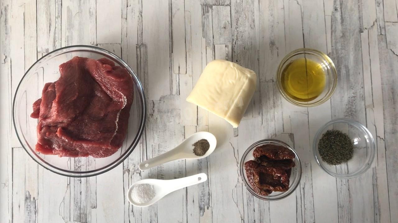 Шаг 1 приготовления Рулет из говядины
