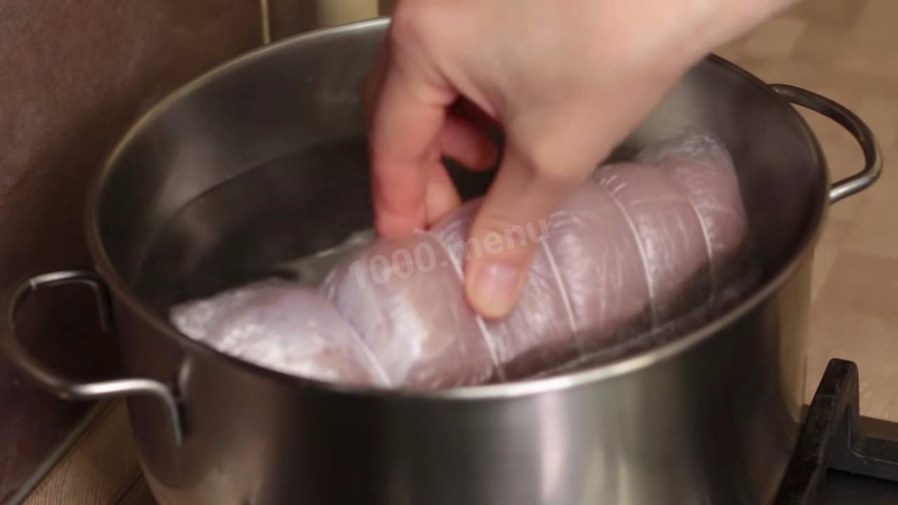 Шаг 6 приготовления Домашняя ветчина из свиного окорока