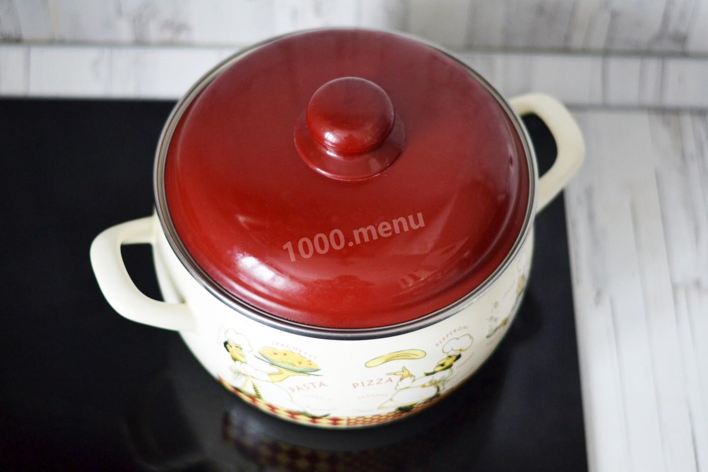 Шаг 5 приготовления Холодец из курицы и свиных ножек
