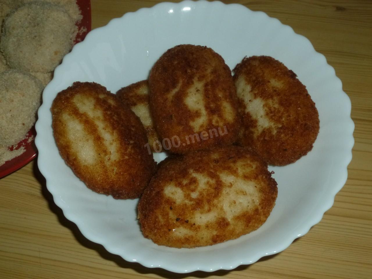 Шаг 16 приготовления Рыбные котлеты с манкой