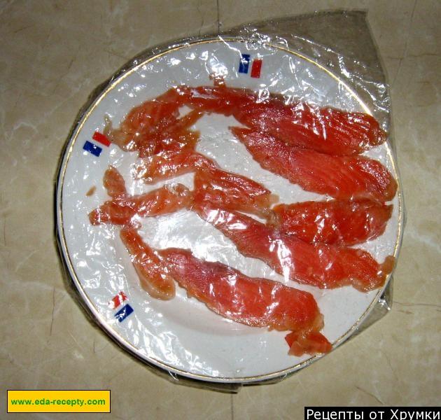 Шаг 7 приготовления Карпаччо из лосося