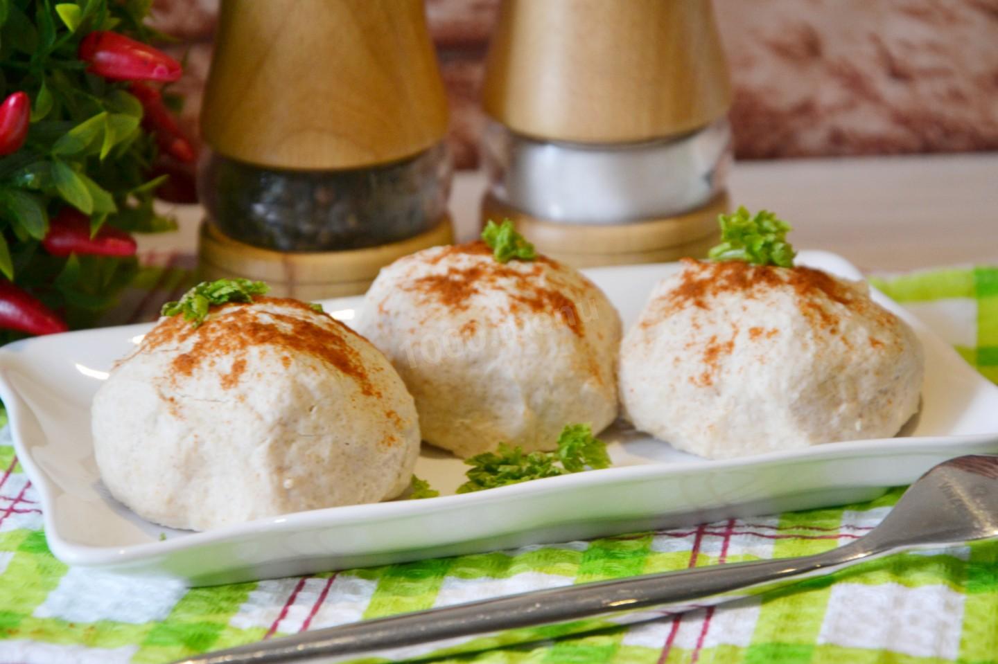 Шаг 11 приготовления Куриные котлеты ПП на пару в мультиварке