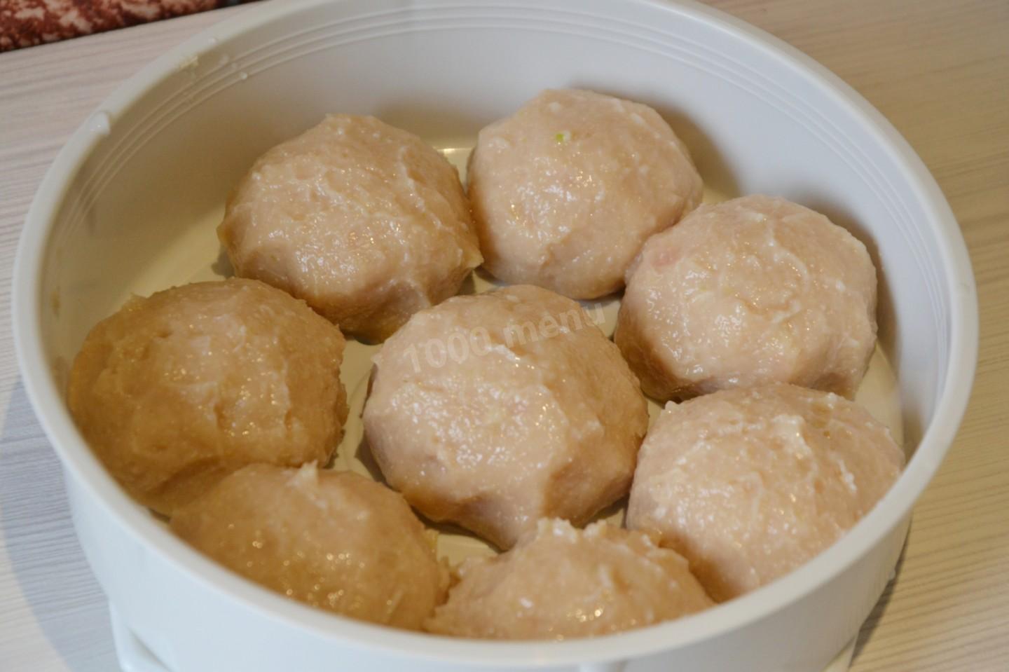 Шаг 6 приготовления Куриные котлеты ПП на пару в мультиварке