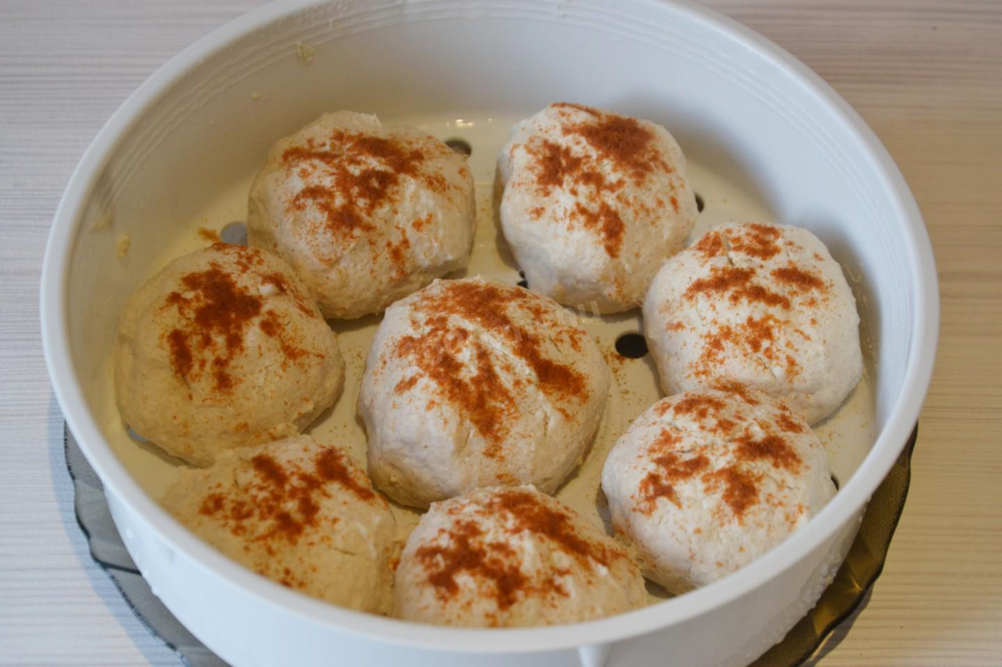 Шаг 8 приготовления Куриные котлеты ПП на пару в мультиварке