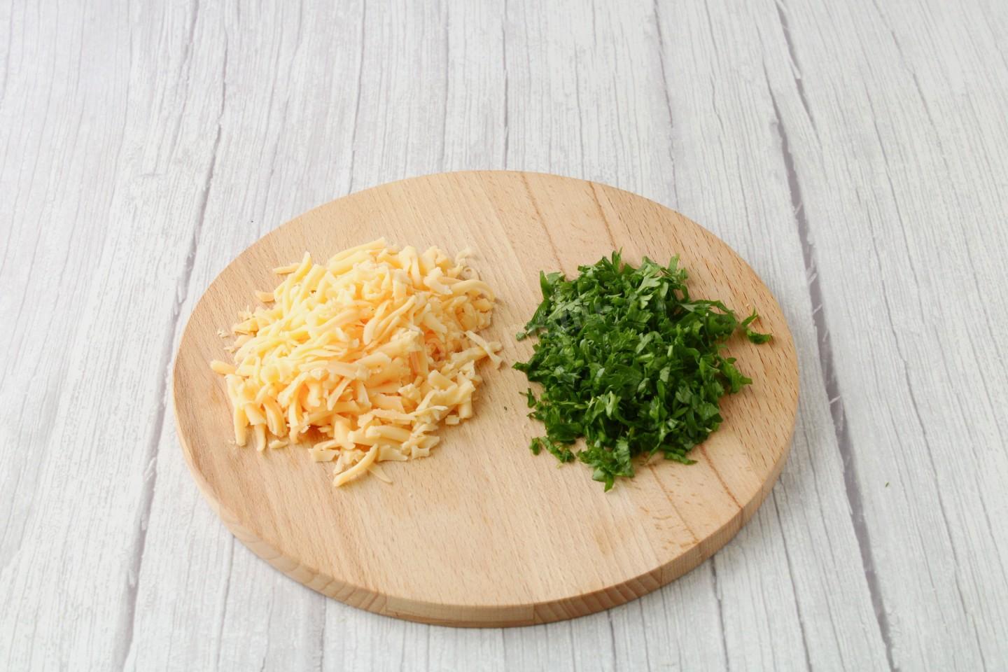 Шаг 3 приготовления Рулет из куриной грудки в духовке