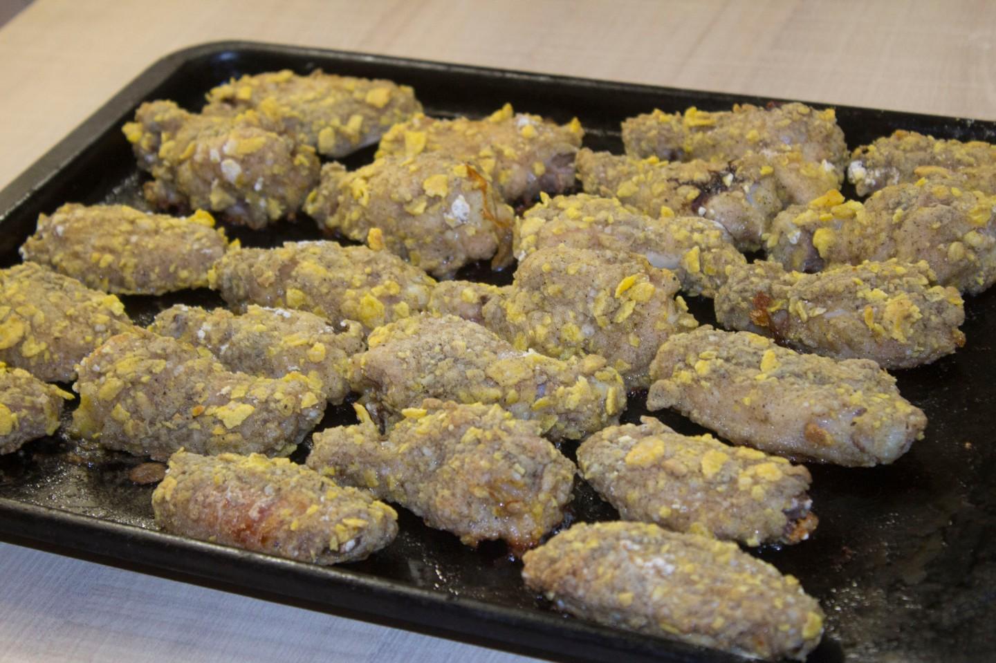 Шаг 22 приготовления Острые куриные крылья КФС в духовке