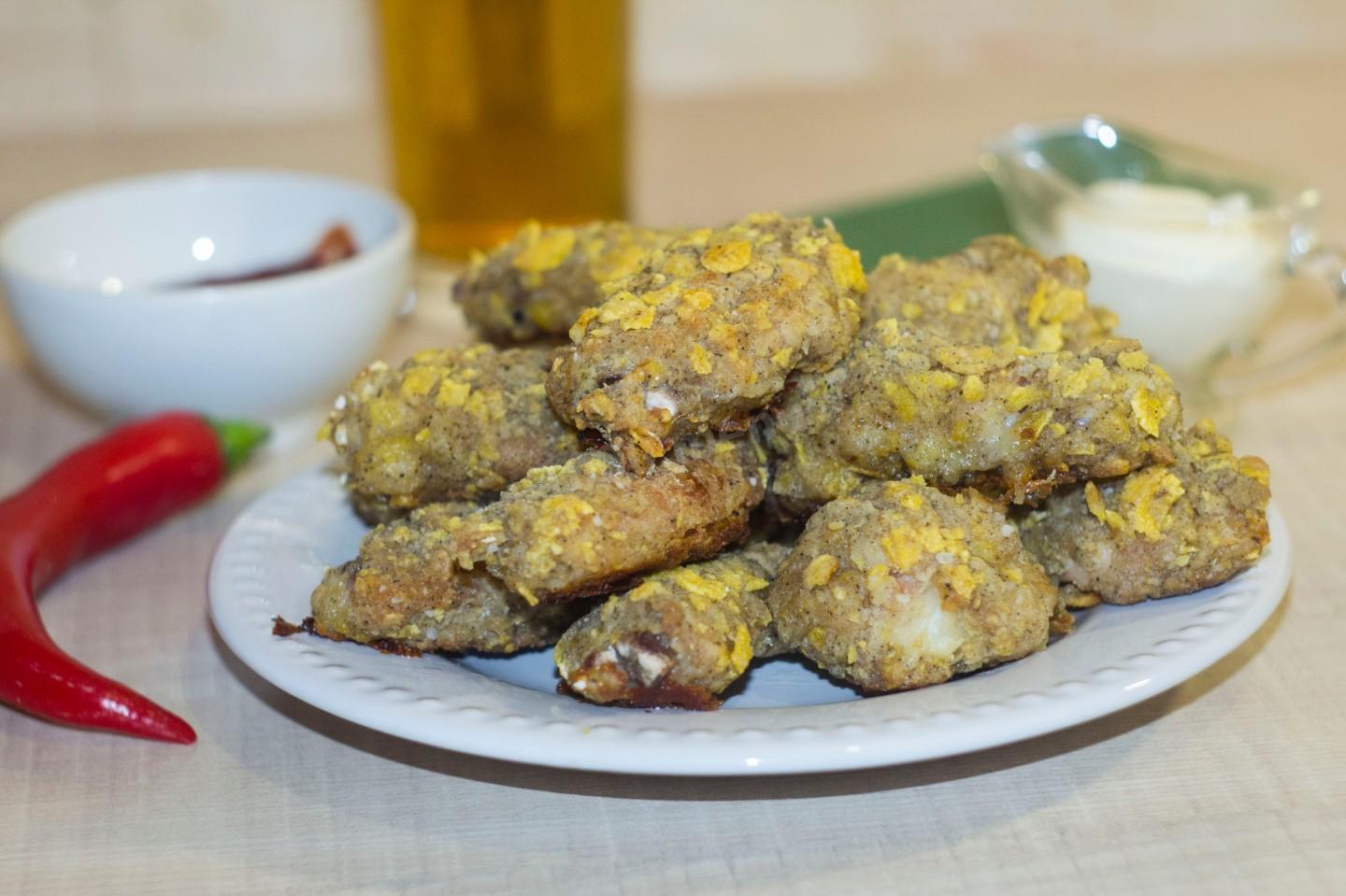Шаг 23 приготовления Острые куриные крылья КФС в духовке