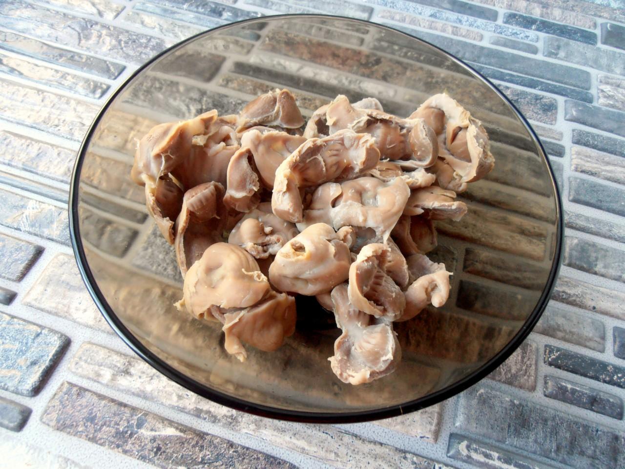 Шаг 2 приготовления Маринованные куриные желудки