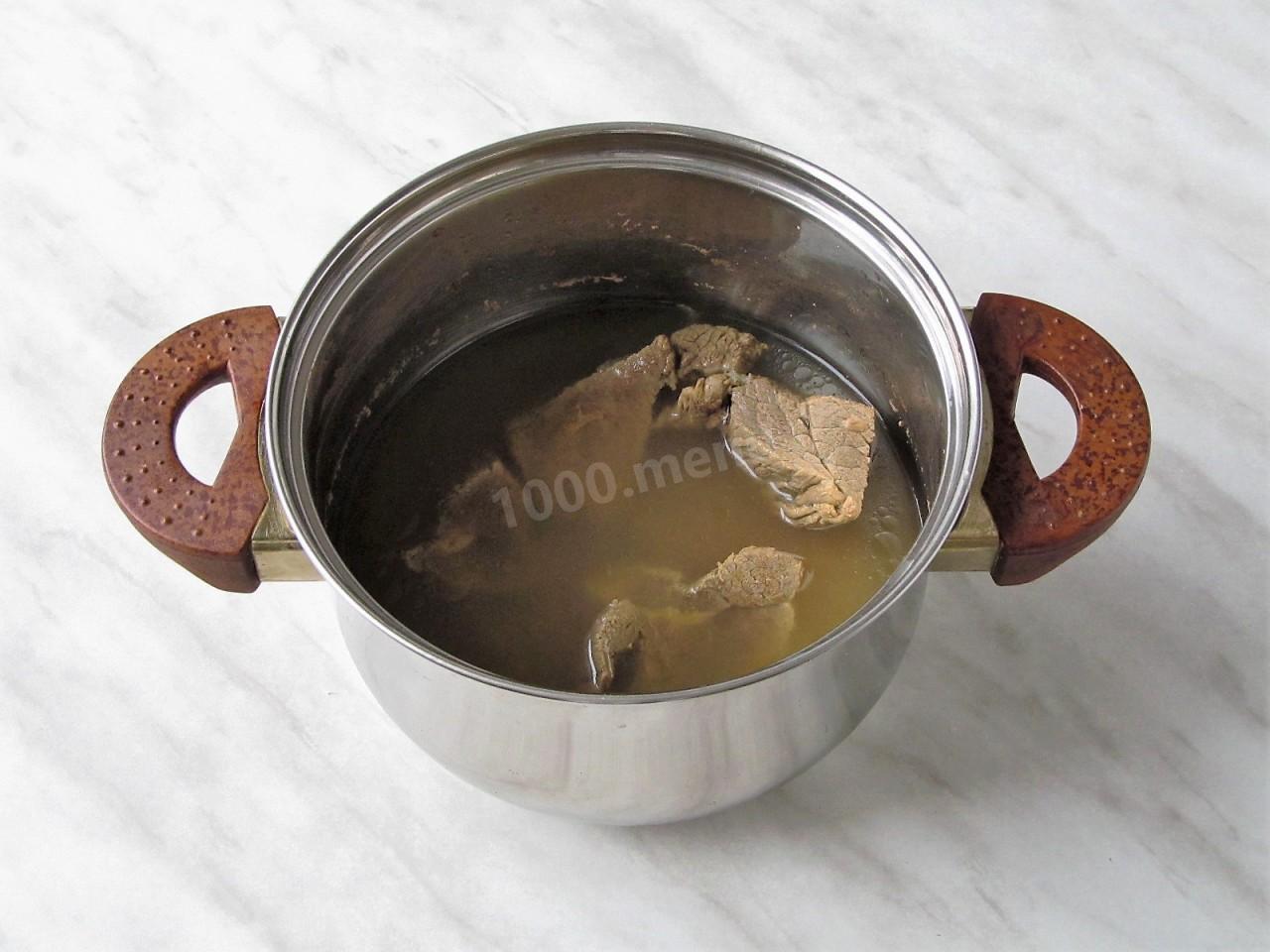 Шаг 2 приготовления Мясное суфле для ребенка
