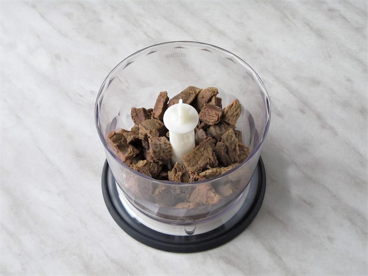 Шаг 3 приготовления Мясное суфле для ребенка