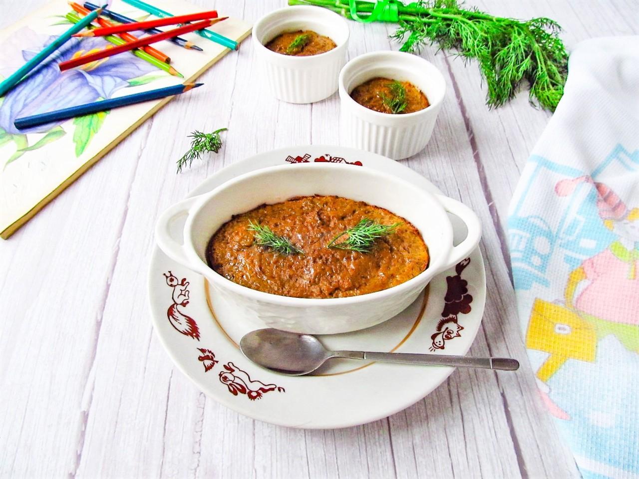 Обложка рецепта Мясное суфле для ребенка