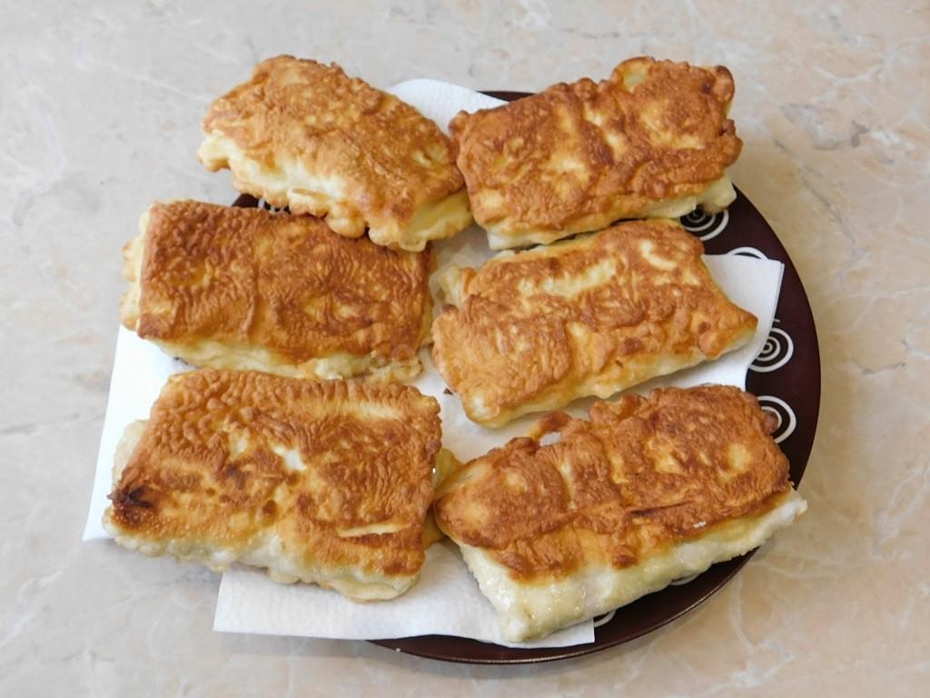 Шаг 9 приготовления Лаваш в кляре с начинкой