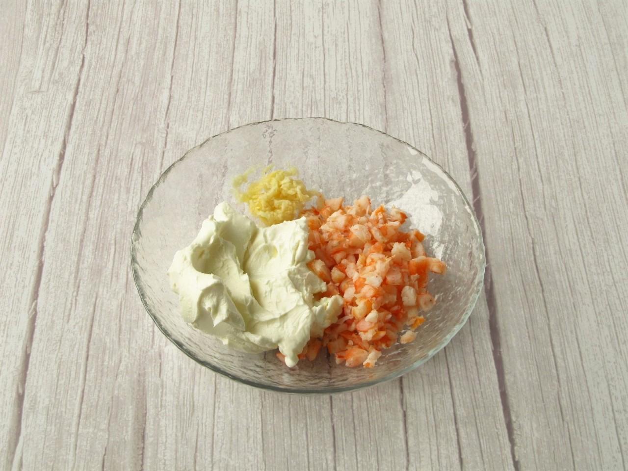 Шаг 18 приготовления Закусочные эклеры с начинкой