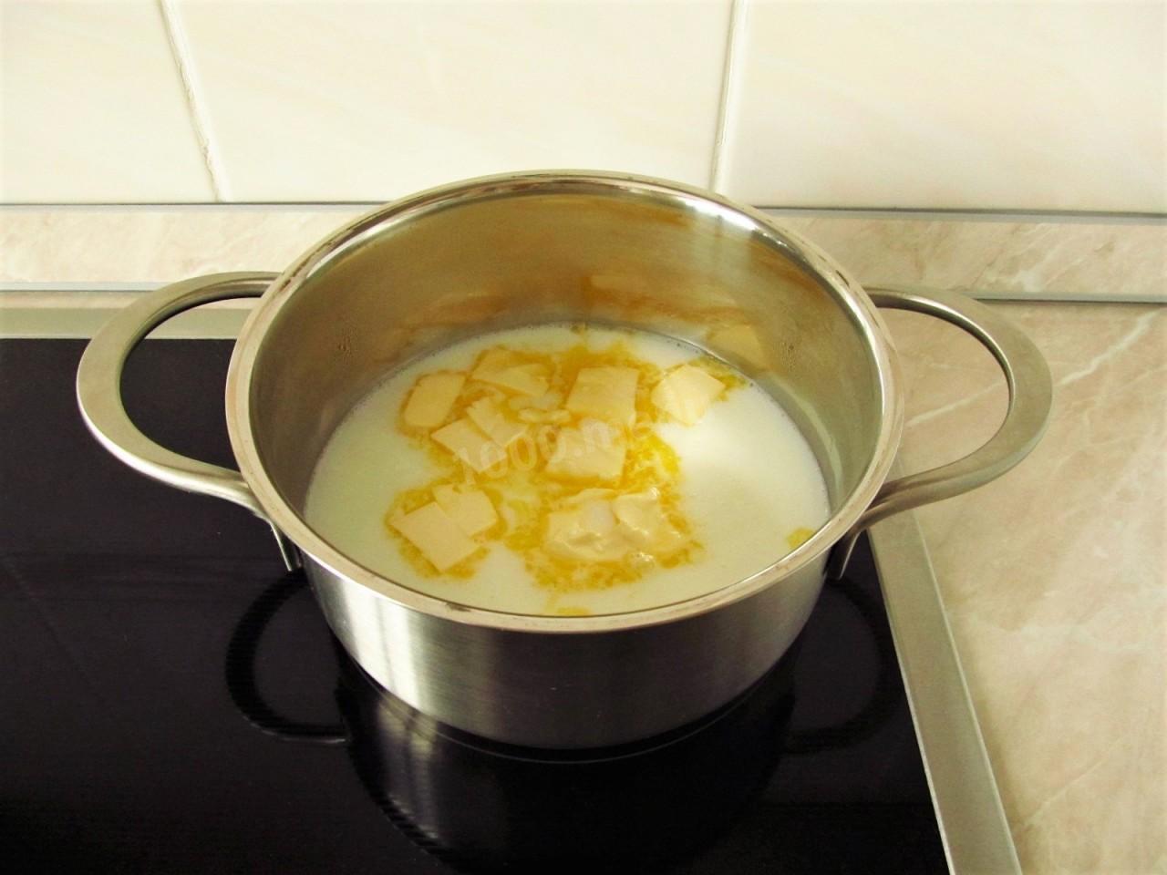 Шаг 2 приготовления Закусочные эклеры с начинкой
