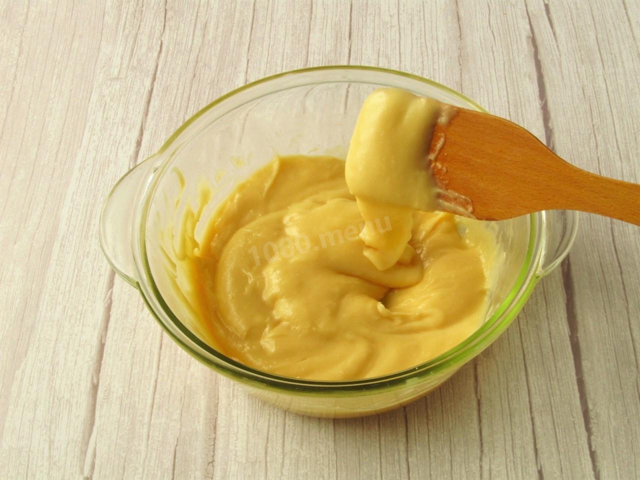 Шаг 9 приготовления Закусочные эклеры с начинкой
