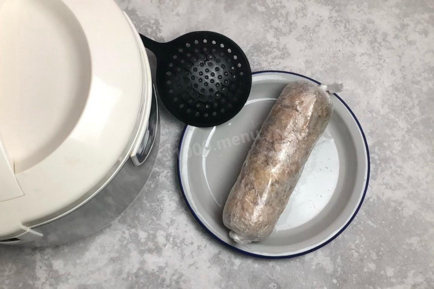 Шаг 8 приготовления Куриный рулет в мультиварке