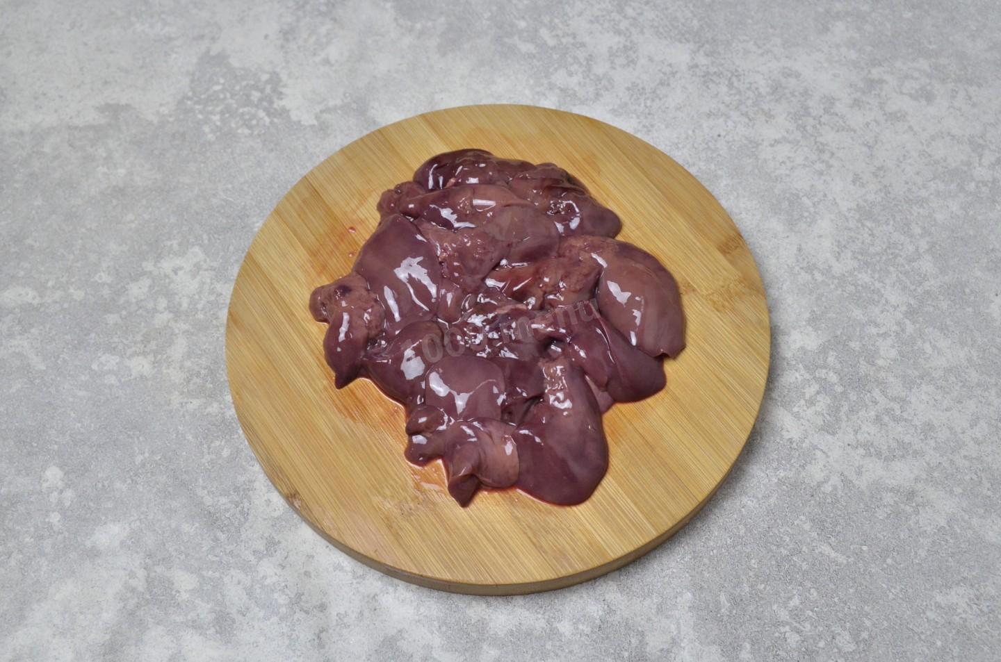 Шаг 4 приготовления Паштет из куриной печени со сливками
