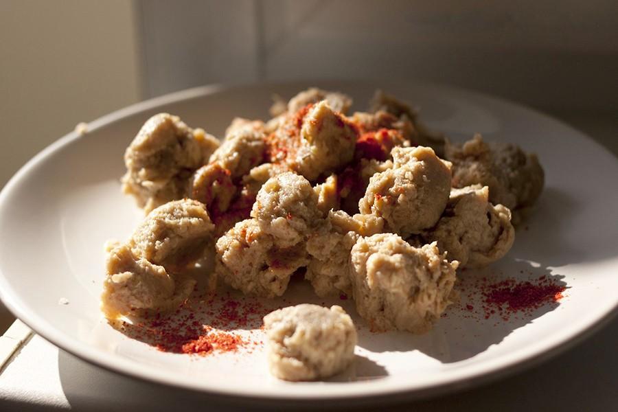 Обложка рецепта Маринованное соевое мясо
