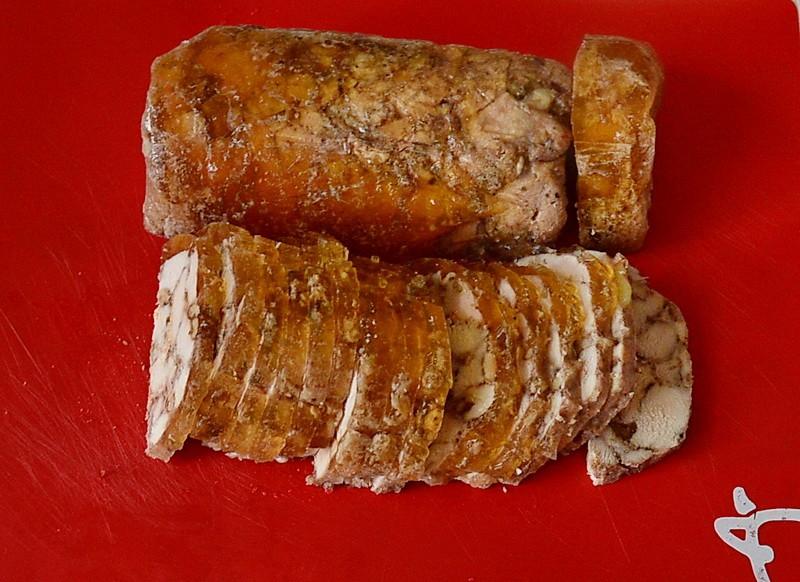 Шаг 9 приготовления Куриный рулет в пакете