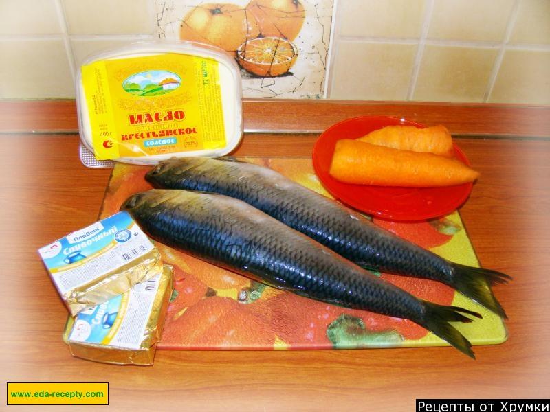 Шаг 1 приготовления Селедочный паштет