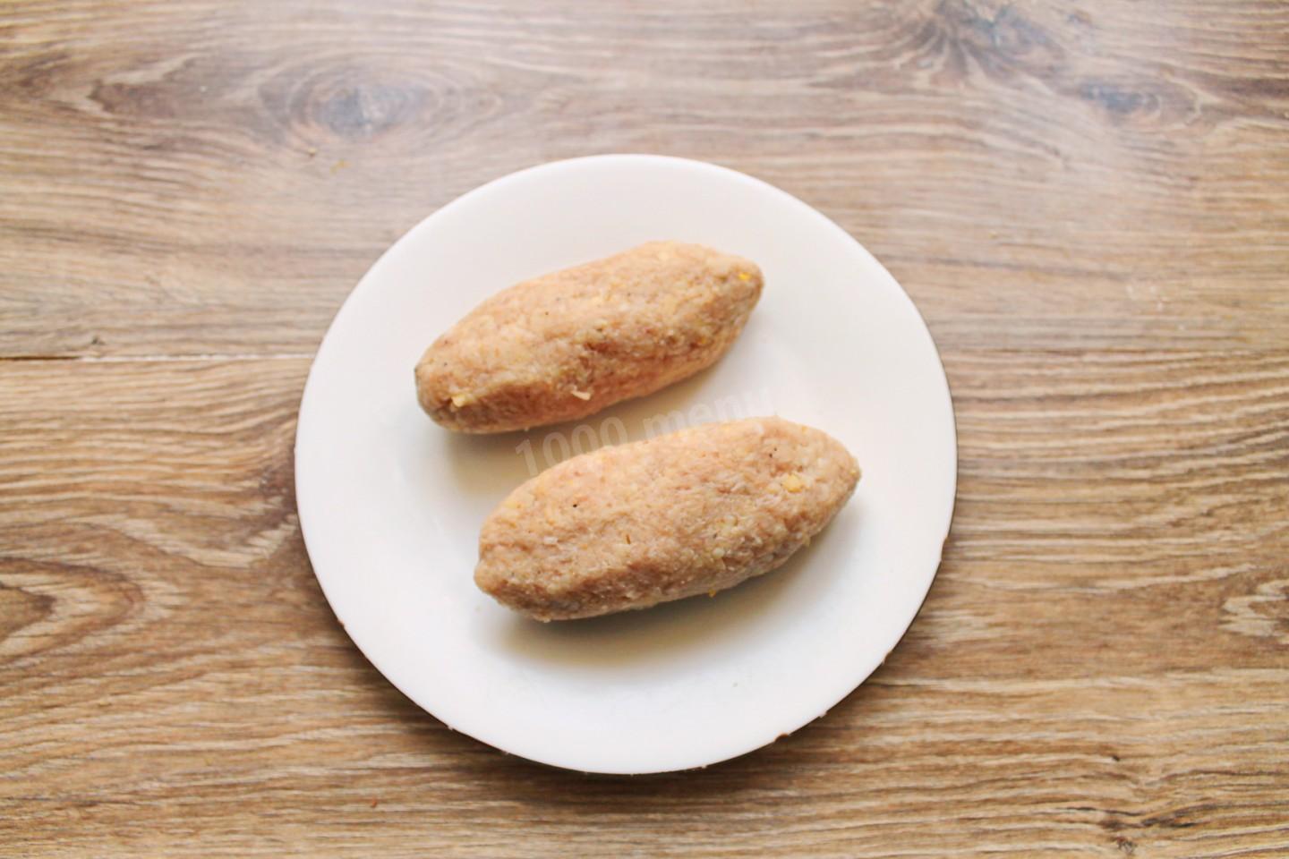 Шаг 11 приготовления Колбаски Кеббе на мясорубке