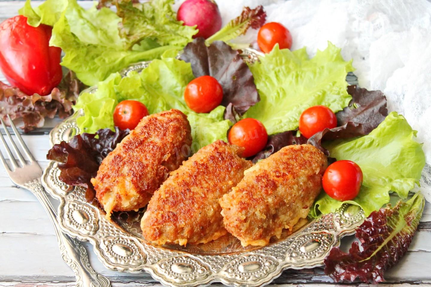 Шаг 14 приготовления Колбаски Кеббе на мясорубке