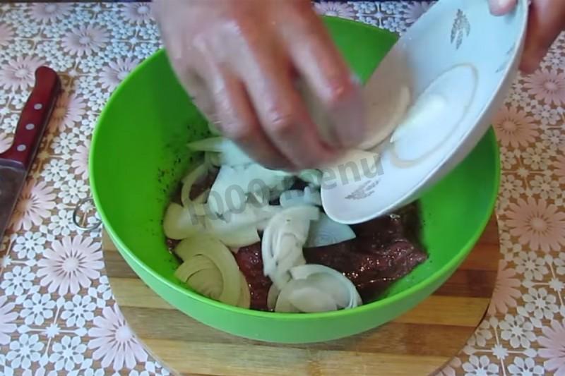 Шаг 8 приготовления Мясо на пару в мультиварке