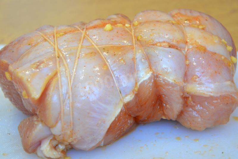 Шаг 7 приготовления Пастрома из индейки