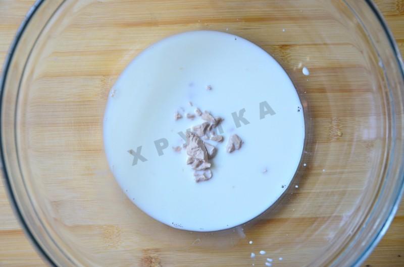 Шаг 2 приготовления Хлебные палочки с сыром и базиликом