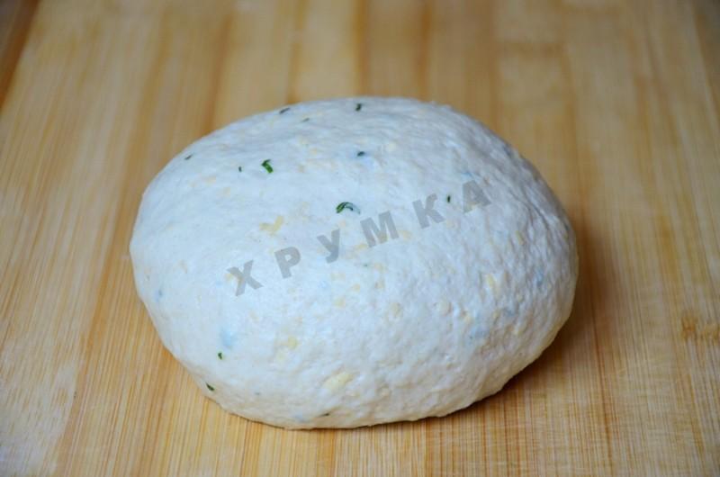 Шаг 6 приготовления Хлебные палочки с сыром и базиликом