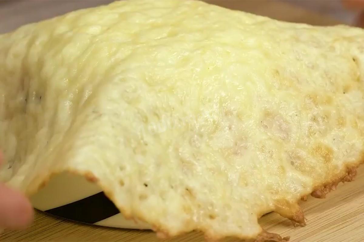 Шаг 4 приготовления Сырные корзинки из сыра для салата