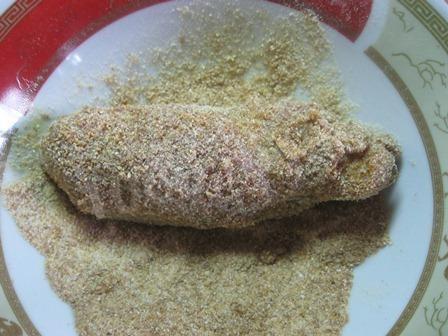 Шаг 12 приготовления Мясные рулетики с грибами