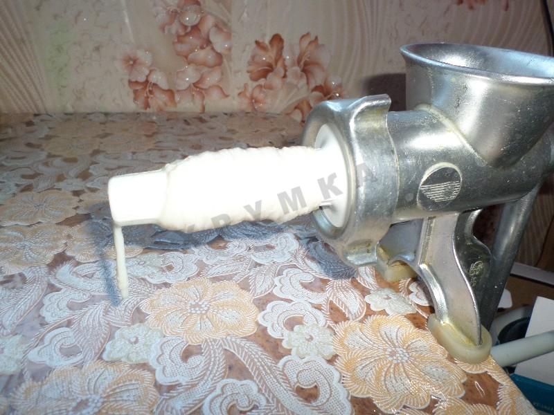 Шаг 7 приготовления Домашняя колбаса с гречкой