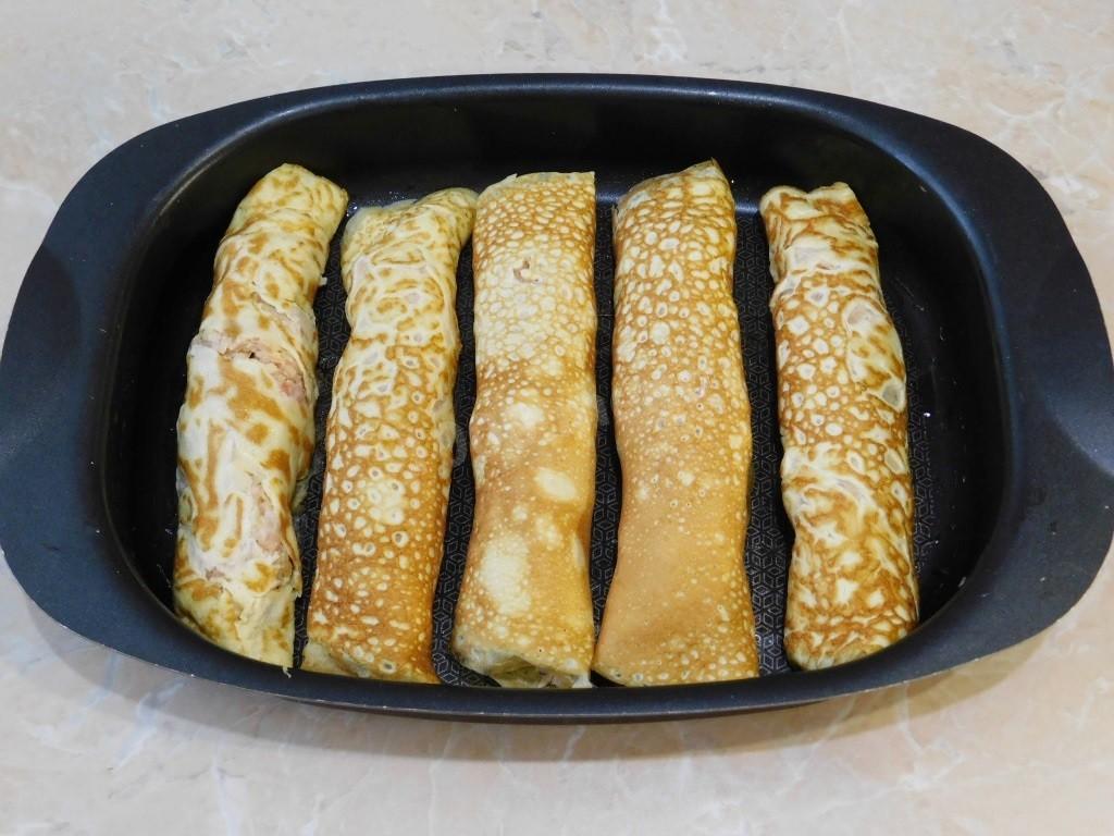 Шаг 7 приготовления Ленивые бризоли из фарша