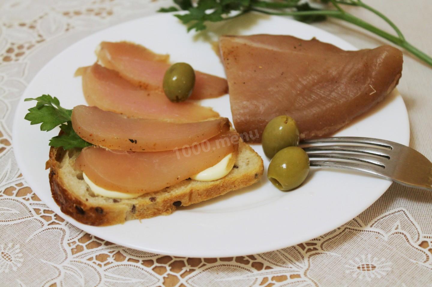 Обложка рецепта Домашний балык из курицы