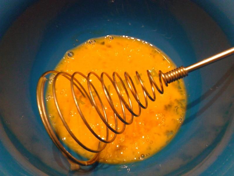 Шаг 3 приготовления Блинный торт с грибами и курицей