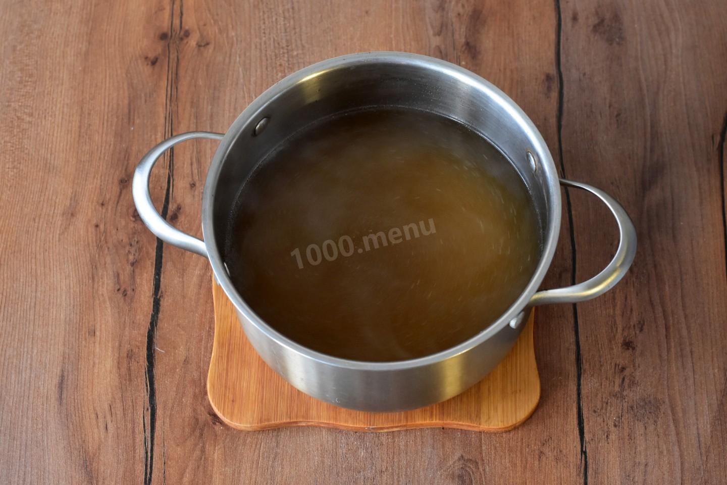 Шаг 7 приготовления Холодец из шеи индейки с желатином