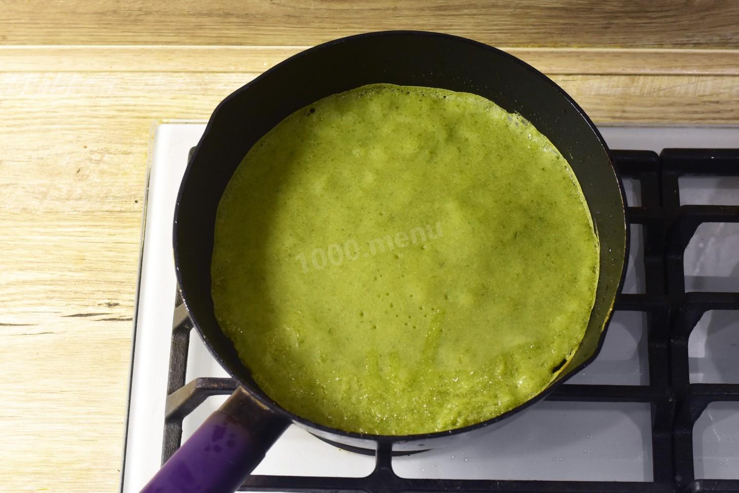 Шаг 6 приготовления Блинные мешочки с жульеном Сокровище дракона