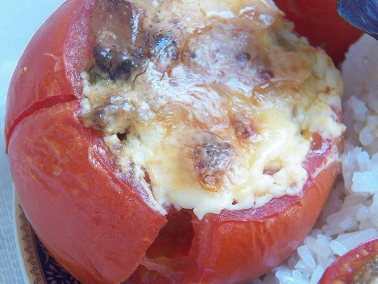 Шаг 24 приготовления Запеченные помидоры с мясом в фольге