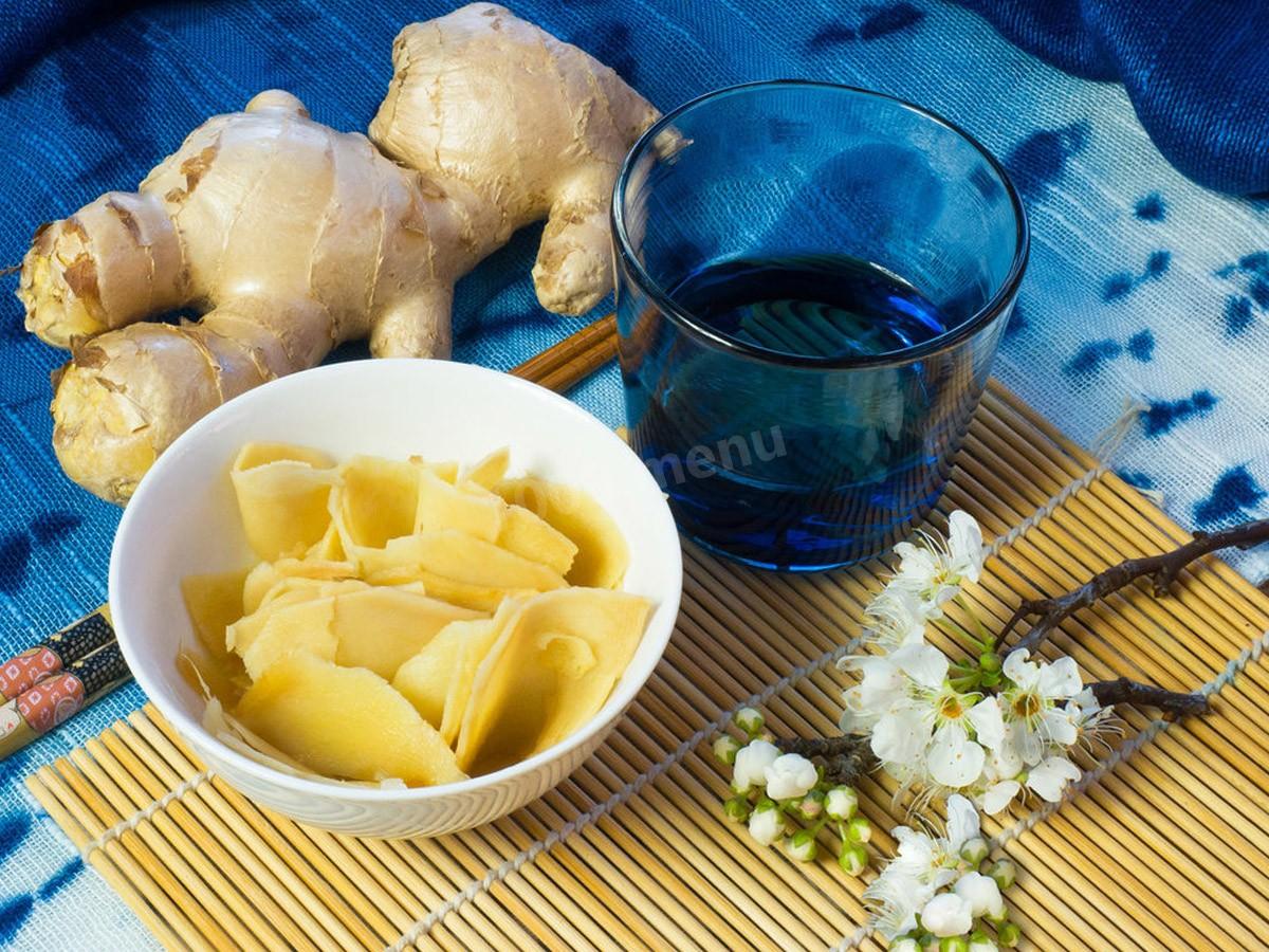 Обложка рецепта Маринованный имбирь для похудения
