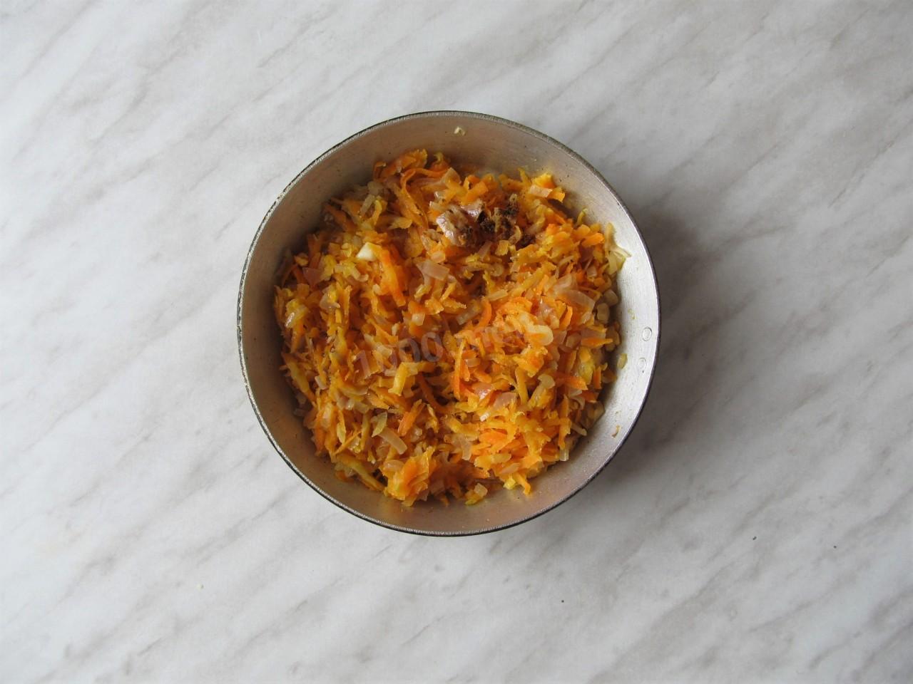 Шаг 4 приготовления Мясной рулет с овощами