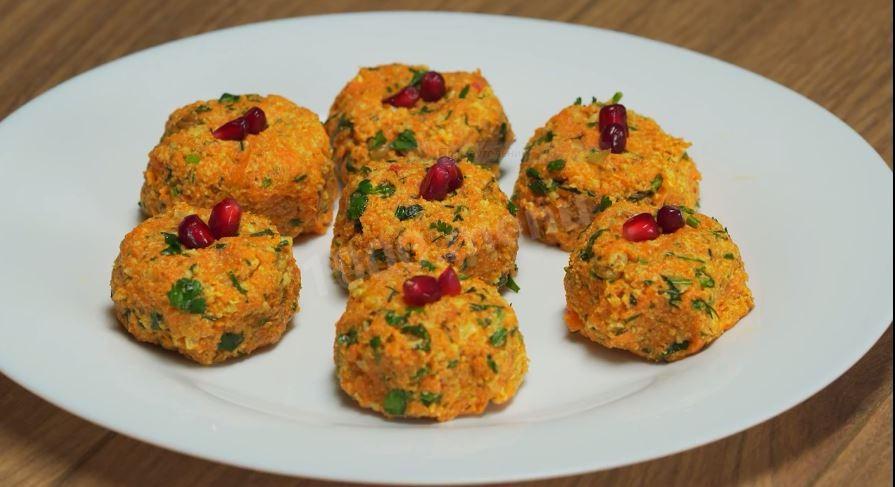 Шаг 10 приготовления Пхали ассорти с орехами