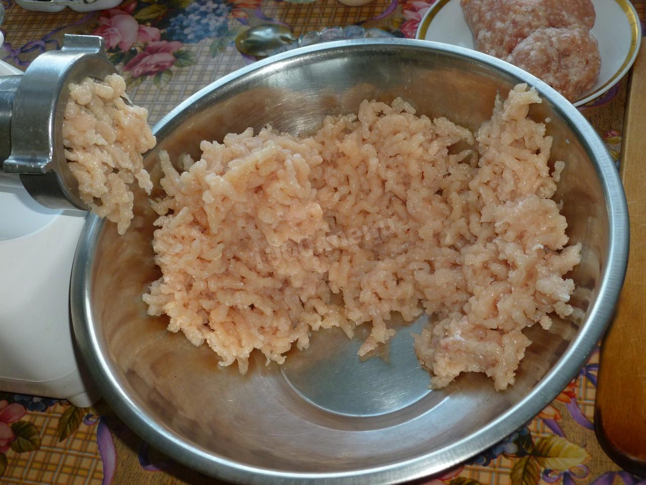 Шаг 2 приготовления Куриная вареная колбаса
