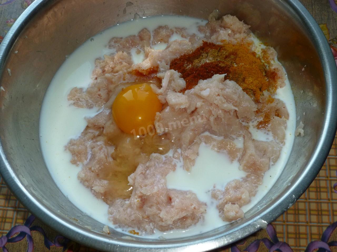 Шаг 3 приготовления Куриная вареная колбаса